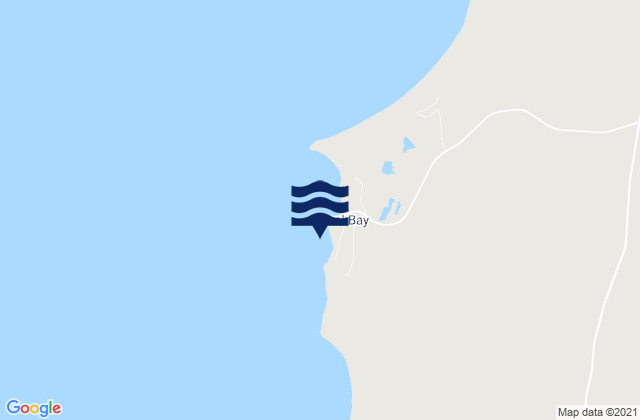 Mappa delle Getijden in Coral Bay, Australia