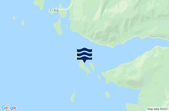 Mappa delle Getijden in Coronados Islands, United States