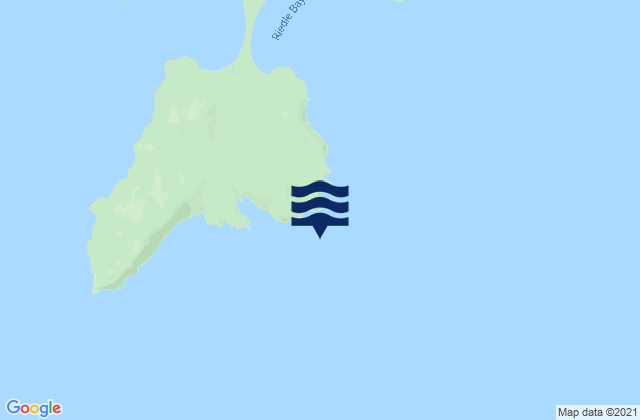 Mappa delle Getijden in Crayfish Bay, Australia