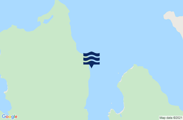Mappa delle Getijden in D'urville Point, Australia
