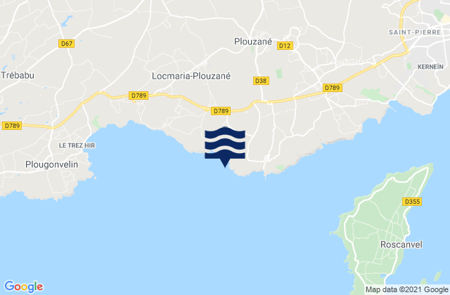Mappa delle Getijden in Dalbosc, France