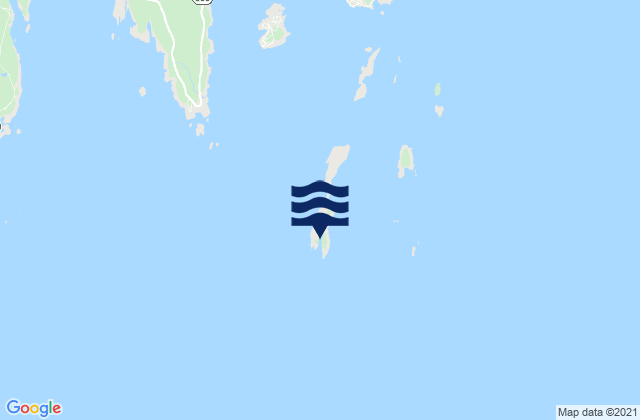 Mappa delle Getijden in Damariscove Harbor Damariscove Island, United States