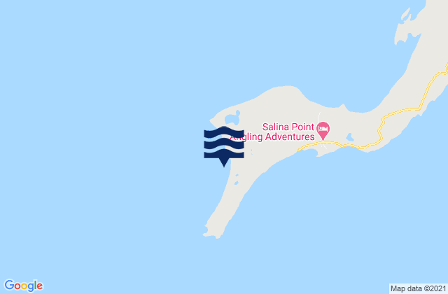 Mappa delle Getijden in Datum Bay, Bahamas