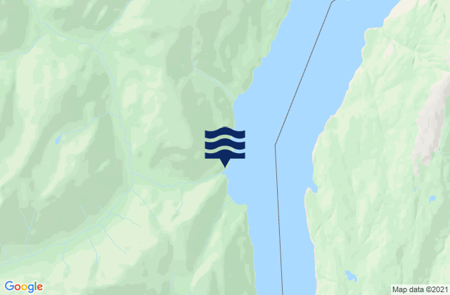 Mappa delle Getijden in Davis River Entrance Alaska, United States