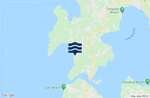 Mappa delle Getijden in Dawa-Dawa, Philippines