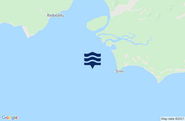 Mappa delle Getijden in Dedele Point, Papua New Guinea