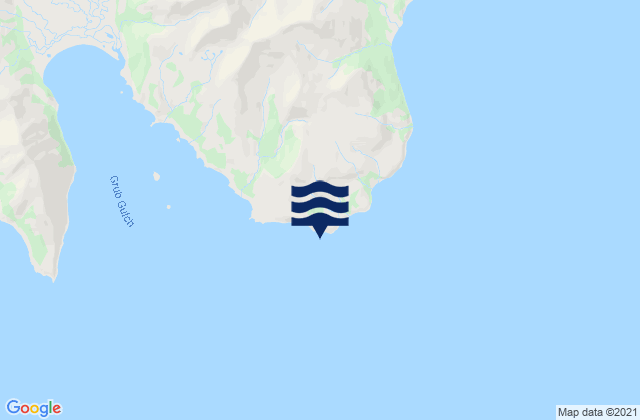 Mappa delle Getijden in Dent Point (Stepovak Bay), United States