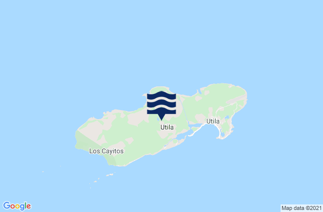 Mappa delle Getijden in Departamento de Islas de la Bahía, Honduras