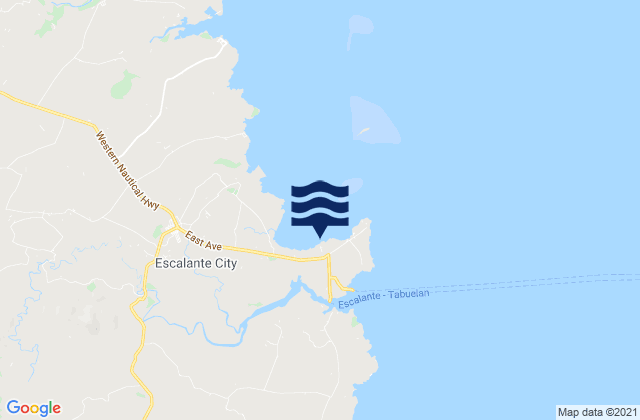 Mappa delle Getijden in Dian-ay, Philippines