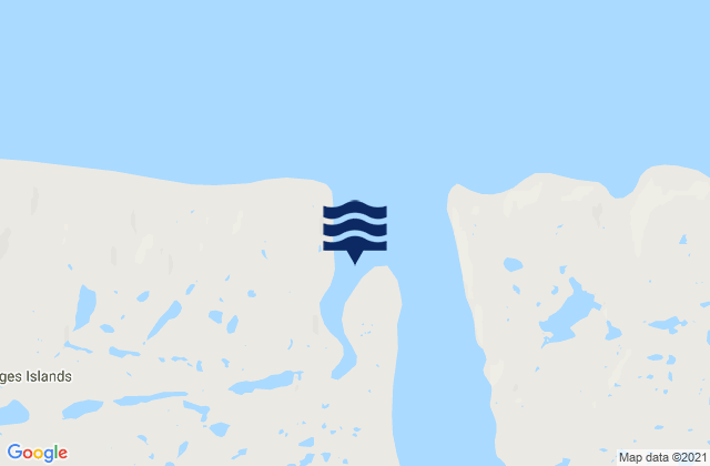 Mappa delle Getijden in Digges Harbour, Canada