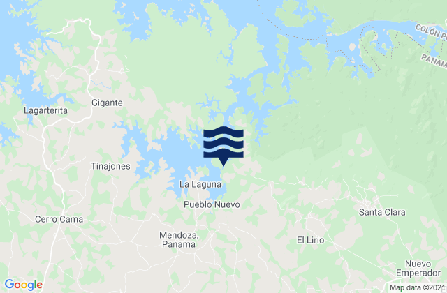 Mappa delle Getijden in Distrito de La Chorrera, Panama