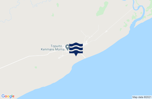 Mappa delle Getijden in Distrito de Larde, Mozambique