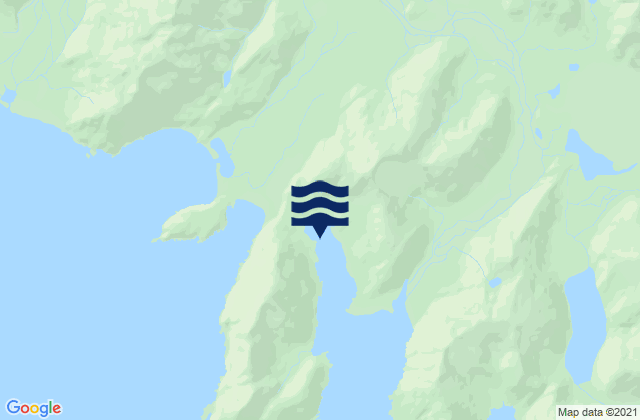 Mappa delle Getijden in Dixon Harbor, United States