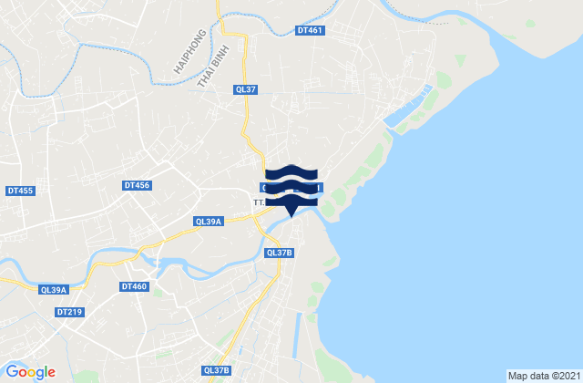 Mappa delle Getijden in Diêm Điền, Vietnam