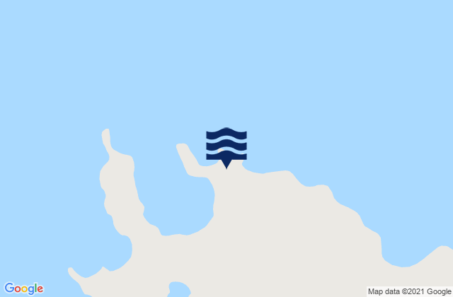 Mappa delle Getijden in Dolgaya Bay Vaigach Island, Russia
