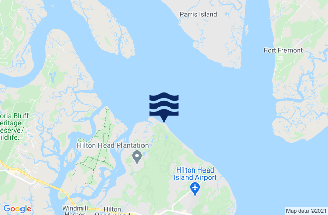 Mappa delle Getijden in Dolphin Head, United States