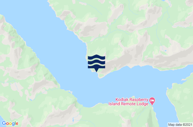 Mappa delle Getijden in Dolphin Point (Raspberry Strait), United States