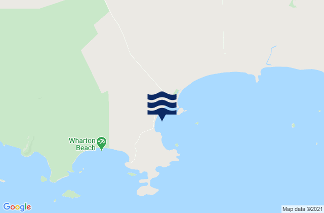 Mappa delle Getijden in Duke of Orleans Bay, Australia