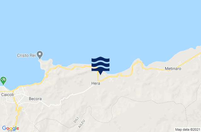 Mappa delle Getijden in Díli, Timor Leste