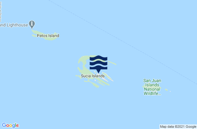 Mappa delle Getijden in Echo Bay Sucia Islands, United States
