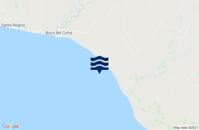 Mappa delle Getijden in Ecilda Paullier, Uruguay