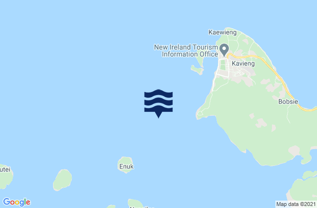 Mappa delle Getijden in Edmago, Papua New Guinea
