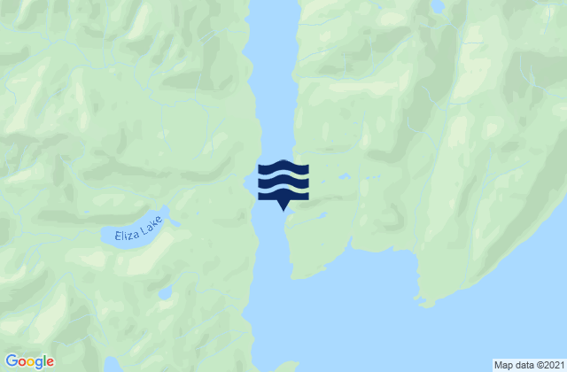 Mappa delle Getijden in Eliza Harbor (Admiralty Island), United States