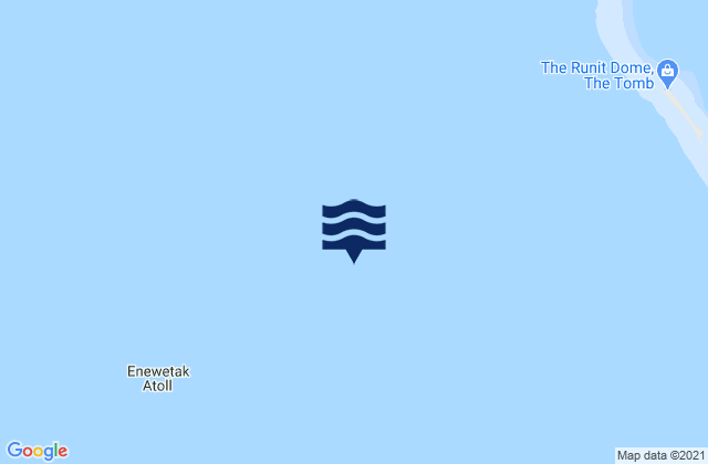 Mappa delle Getijden in Enewetak Atoll, Marshall Islands