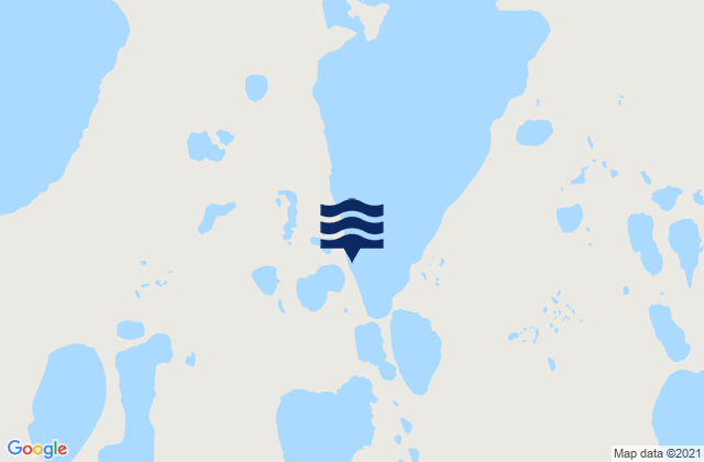 Mappa delle Getijden in Eskimo Lakes Station 2b, United States