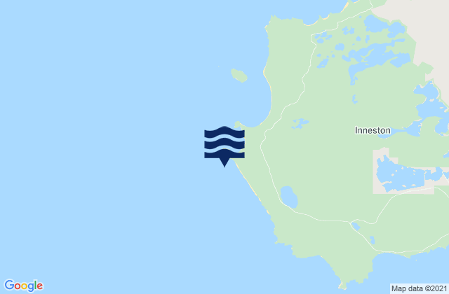 Mappa delle Getijden in Ethel Wreck, Australia
