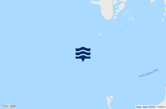 Mappa delle Getijden in Eugene Island, United States