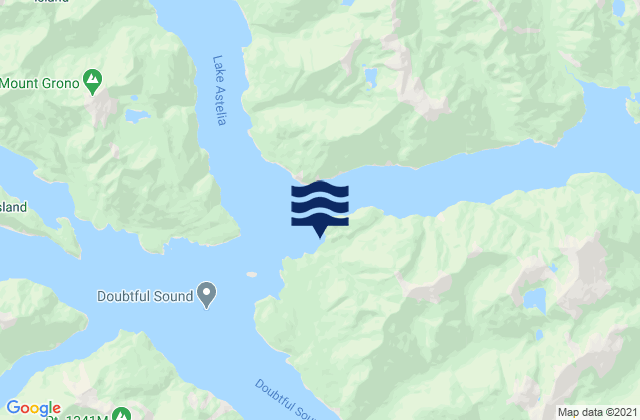 Mappa delle Getijden in Evans Head, New Zealand