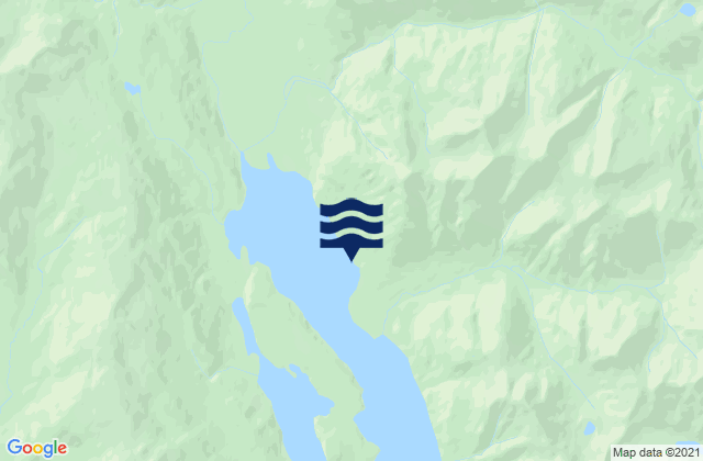 Mappa delle Getijden in Excursion Inlet, United States