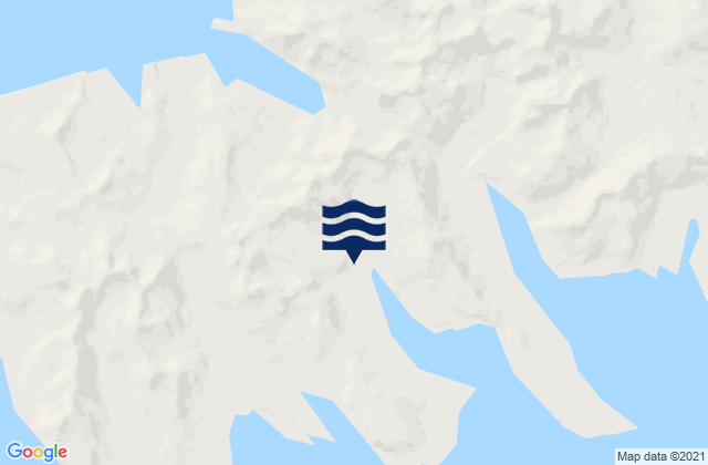 Mappa delle Getijden in Explorer Bay, United States
