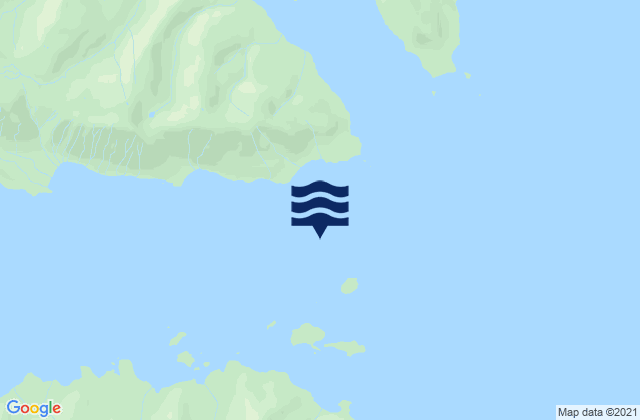 Mappa delle Getijden in Fairway Island, United States