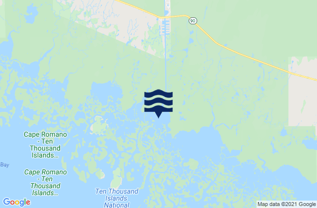 Mappa delle Getijden in Faka Union Bay, United States