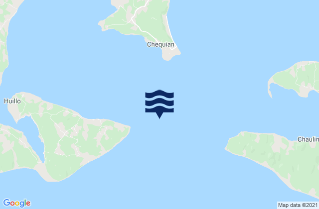 Mappa delle Getijden in Faro Isla Imelev, Chile