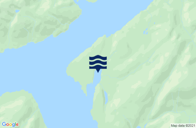 Mappa delle Getijden in Fitzgibbon Cove, United States