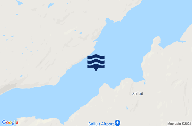Mappa delle Getijden in Fjord de Salluit, Canada