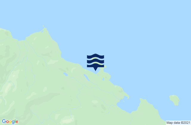 Mappa delle Getijden in Flynn Cove, United States