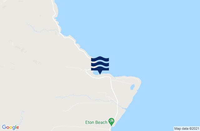 Mappa delle Getijden in Forari, New Caledonia