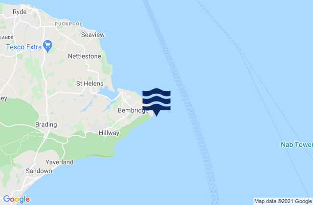 Mappa delle Getijden in Foreland (Lifeboat Slip), United Kingdom