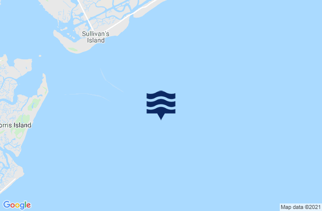 Mappa delle Getijden in Fort Sumter Range Buoy 8, United States