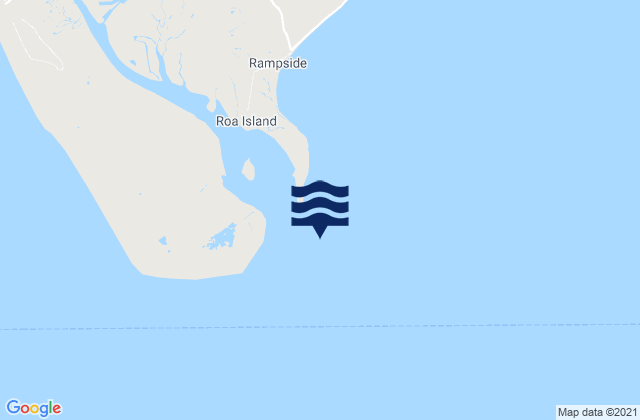 Mappa delle Getijden in Foulney Island, United Kingdom