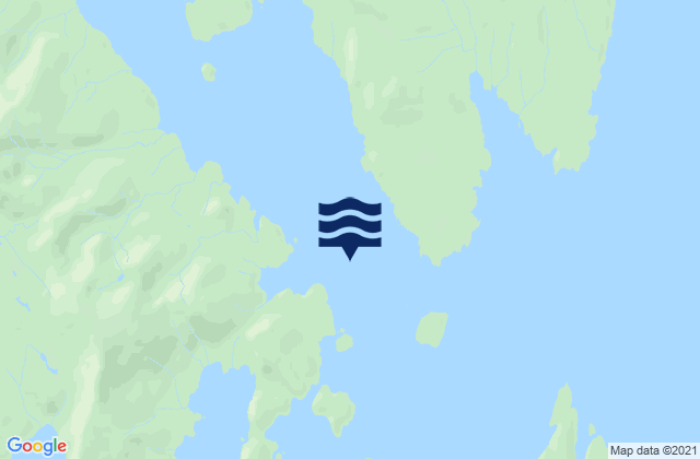 Mappa delle Getijden in Found Island, United States