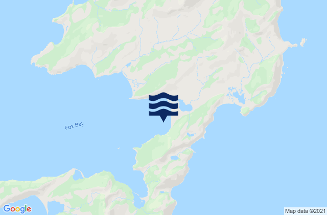 Mappa delle Getijden in Fox Bay (Kupreanof Peninsula), United States