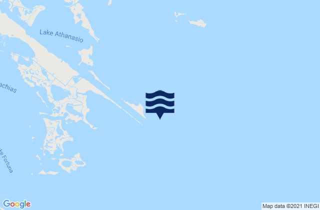 Mappa delle Getijden in Gardner Island, United States