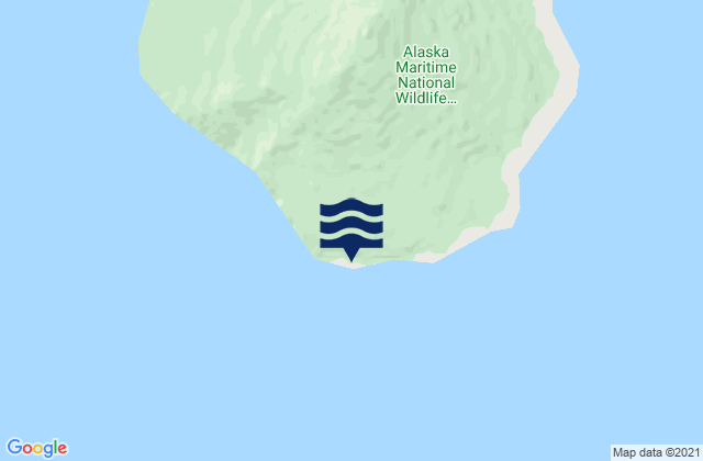 Mappa delle Getijden in Gareloi Island, United States