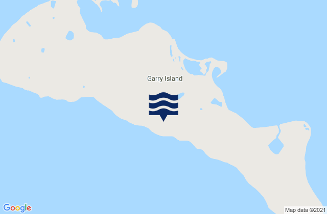 Mappa delle Getijden in Garry Island, United States