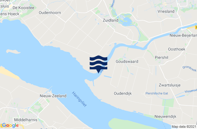 Mappa delle Getijden in Geulhaven, Netherlands